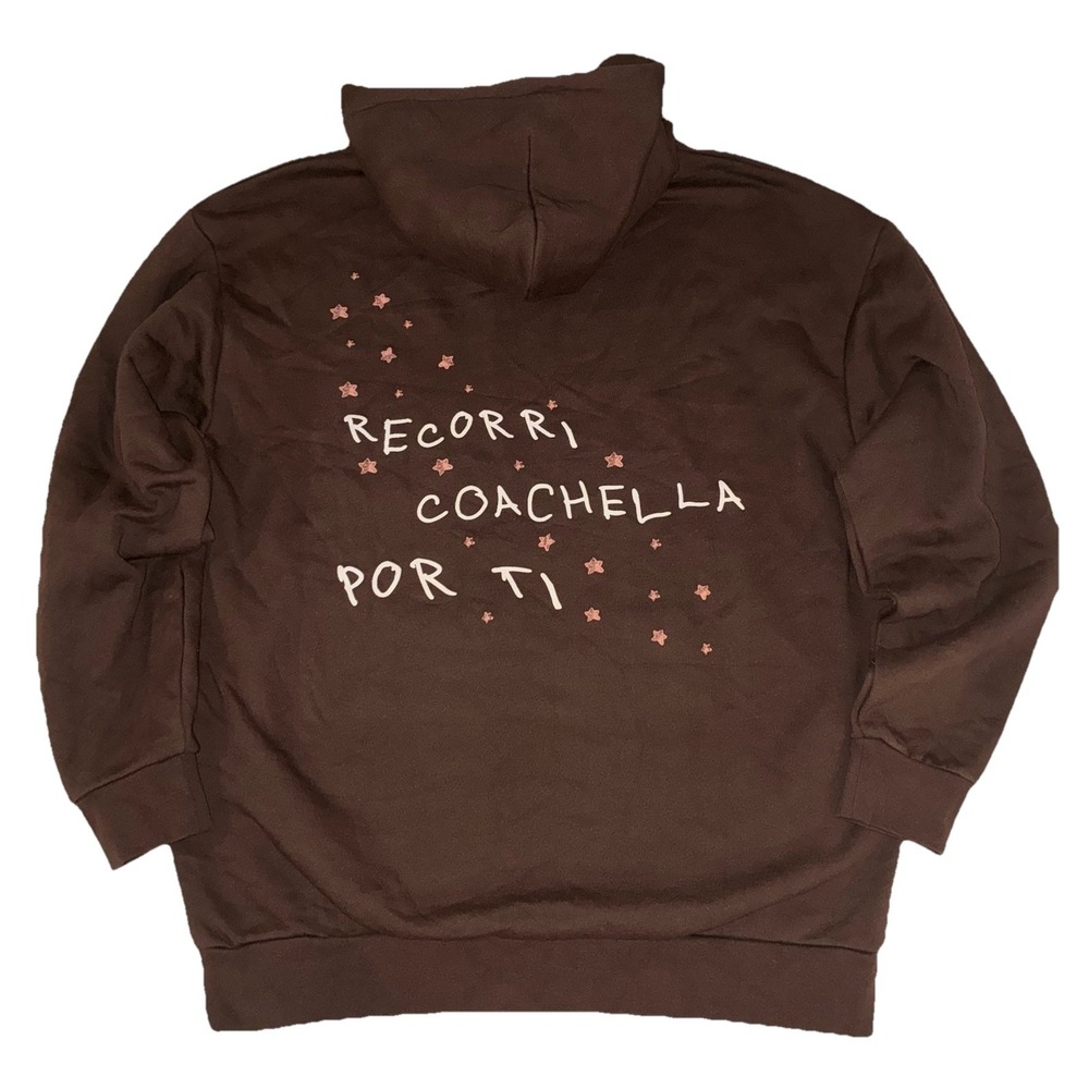 Ivan Cornejo Hoodie XXL Brown Astronaut Coachella'25 Exclusive‎ NEW *flaw